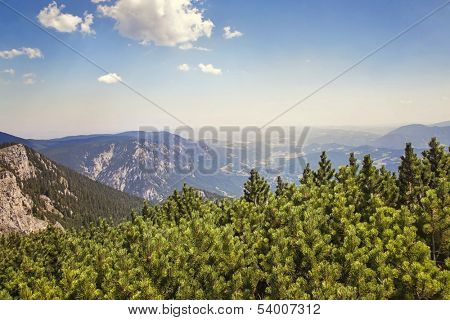 Mountains landscape in  Lower Austria