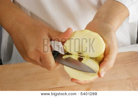 Prepare Fruit To Make A Fruitsalad