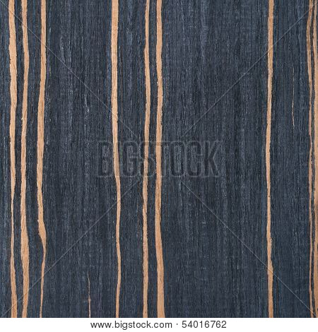 Striped Ebony Wood Texture, Tree Background