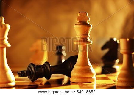 Winner And Loser In A Game Of Chess