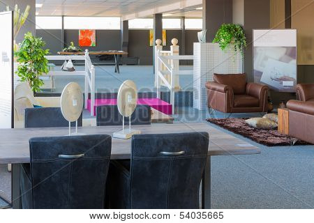 Showroom Of Modern Luxury Furniture Store