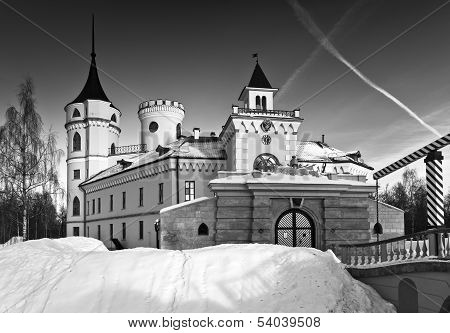Castle In Winter, Monochrom