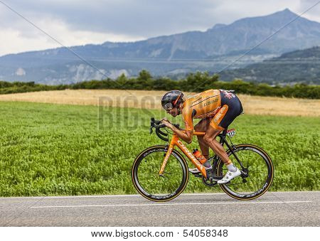 The Cyclist Mikel Astarloza