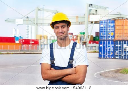 Friendly docker at work