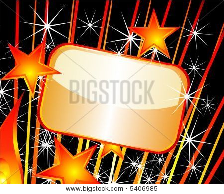 Feestelijke goud plaat met hoog contrast kleuren