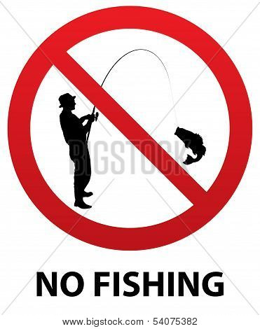 No Fishing Sign