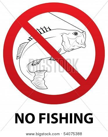 No Fishing Sign