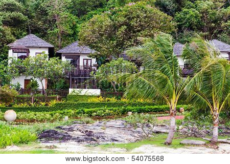 Wooden village in Thailand