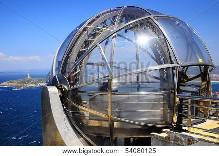 Funicular railway.