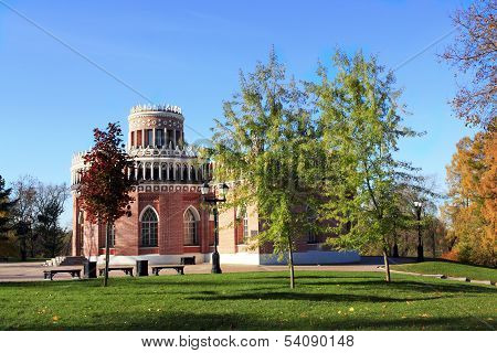 Red House Behind Trees
