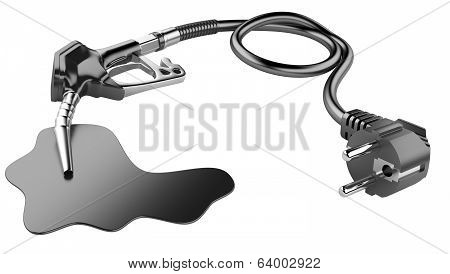 Fuel Pump With Electric Cable And Plug