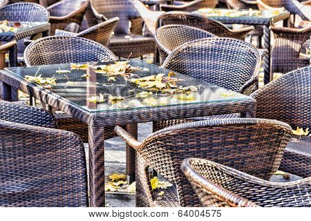 Autumn Outdoor Cafe