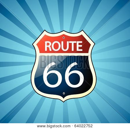 Route 66 sign