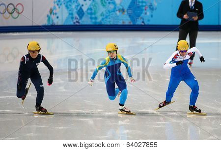 Ladies' 1000 M Heats Short Track Heats