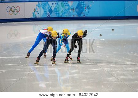Ladies' 1000 M Heats Short Track Heats