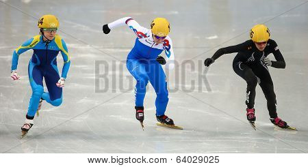 Ladies' 1000 M Heats Short Track Heats
