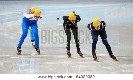 Ladies' 1000 M Heats Short Track Heats