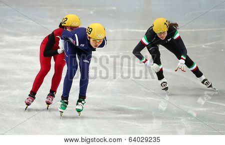 Ladies' 1000 M Heats Short Track Heats