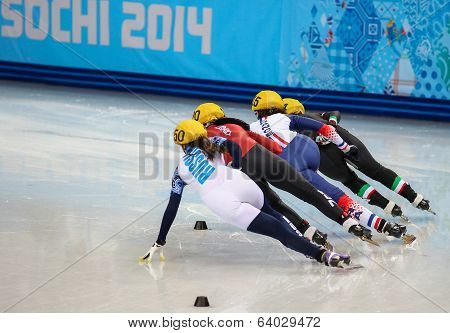 Ladies' 1000 M Heats Short Track Heats