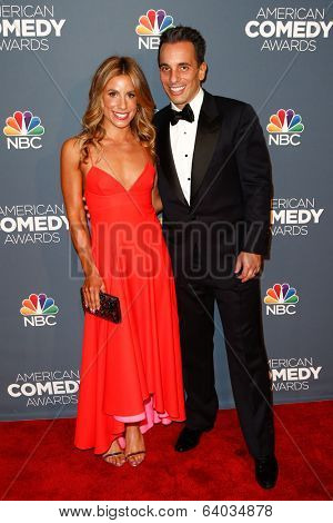 NEW YORK-APR 26: Comedian Sebastian Maniscalco and wife Lana Maniscalco attend the American Comedy Awards at the Hammerstein Ballroom on April 26, 2014 in New York City.