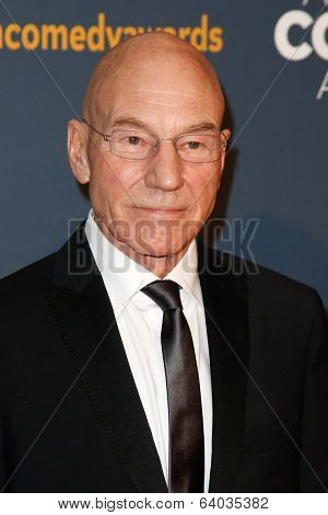 NEW YORK-APR 26: Actor Patrick Stewart attends the American Comedy Awards at the Hammerstein Ballroom on April 26, 2014 in New York City.