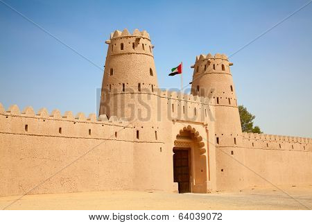Famous Jahili fort in Al Ain oasis, United Arab Emirates