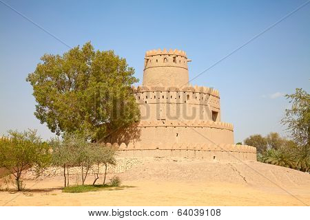 Famous Jahili fort in Al Ain oasis, United Arab Emirates