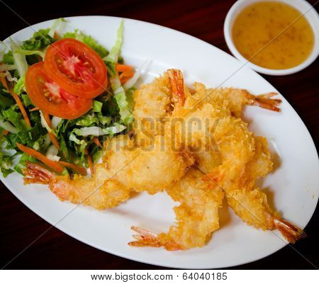 Breaded Butterfly Prawns - Deep Fried Battered Prawns
