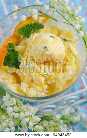 Homemade ice cream