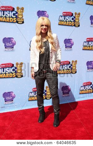 LOS ANGELES - APR 26:  Orianthi at the 2014 Radio Disney Music Awards at Nokia Theater on April 26, 2014 in Los Angeles, CA