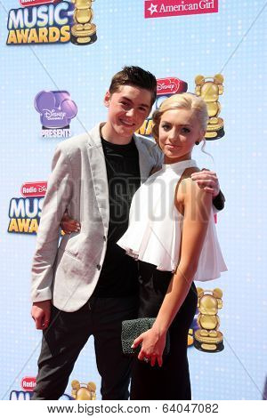 LOS ANGELES - APR 26:  Spencer List, Peyton List at the 2014 Radio Disney Music Awards at Nokia Theater on April 26, 2014 in Los Angeles, CA