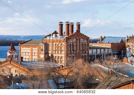 View On Zhiguli Brewery In Samara, Russia. Was Founded In 1881