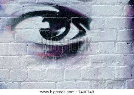 Oko poważne Graffiti