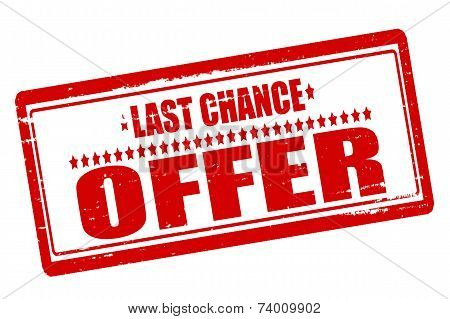 Last Chance Offer