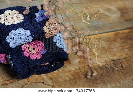 Granny Square Flower Blanket