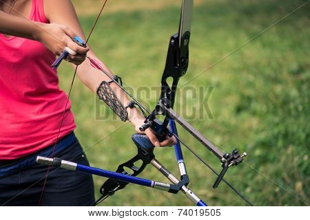 Woman with the bow