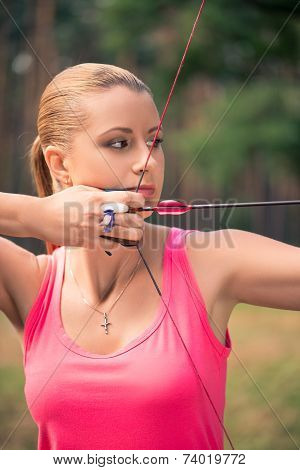 Woman with the bow