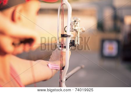 Woman with the bow