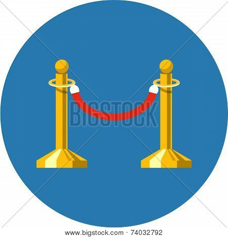Vector Barrier Rope