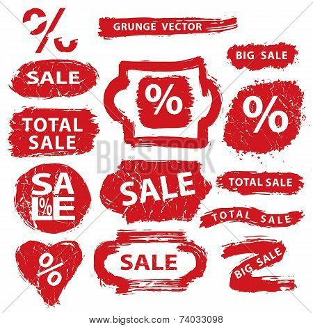 Sale.Grunge Stamps,badges,label,banners set
