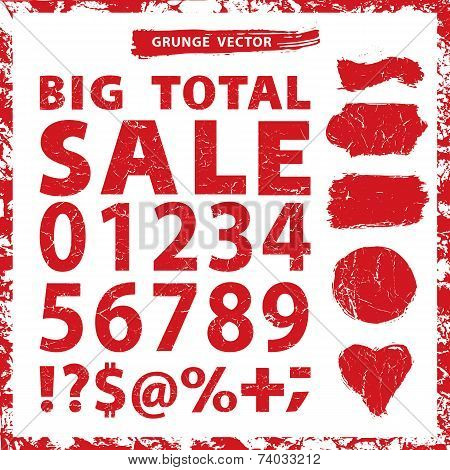 Sale set .Grunge figures,Stamps,badges,frame