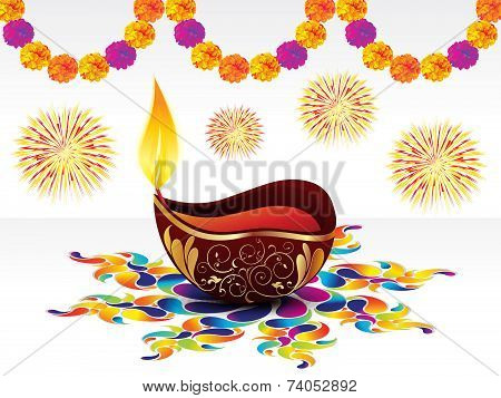 Abstract Diwali Background