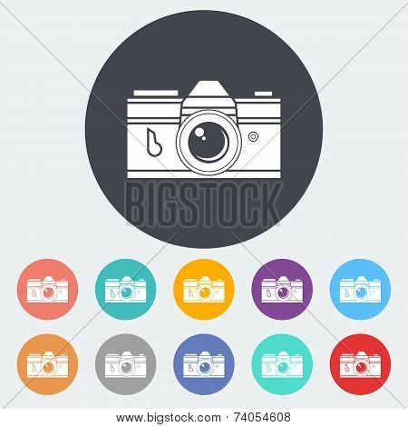 Icon vintage camera.