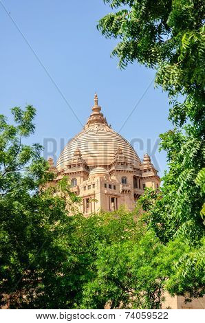 Outside View Of Umaid Bhawan Palace Of Rajasthan