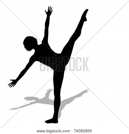 dancer silhouette