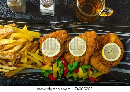 Schnitzel With French Fries