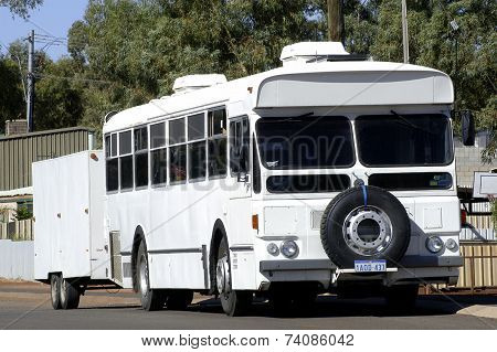 Old Bus Converted Into A Camper