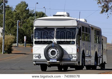 Old Bus Converted Into A Camper