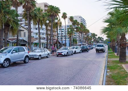 The Evening In Larnaka