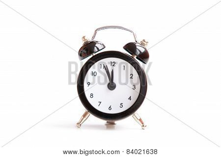 Alarm Clock On White Background.